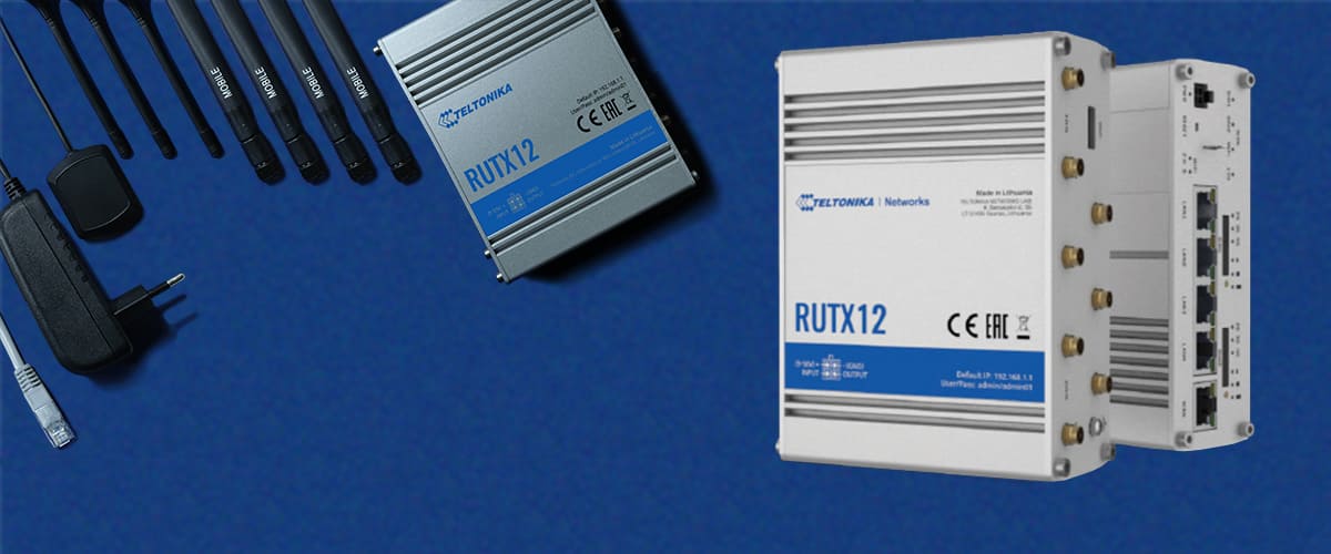 Router teltonika RUTX12 dla IoT i M2M